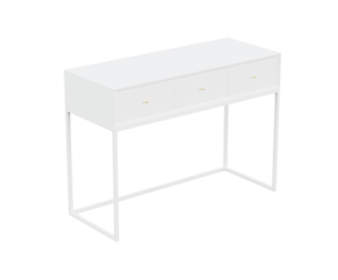 Chic White Console Table