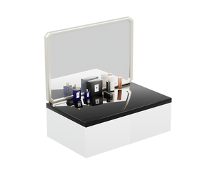 Sleek Perfume Display Cabinet