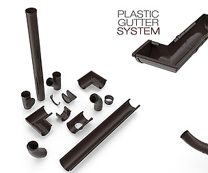 Plastic Gutter System