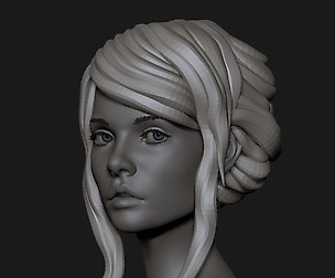Portrait of a cute girl