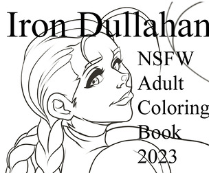 Iron Dullahan NSFW adult coloring book 2023