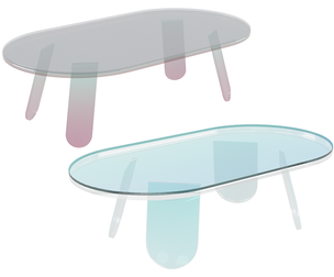 Elegant Glass Coffee Table