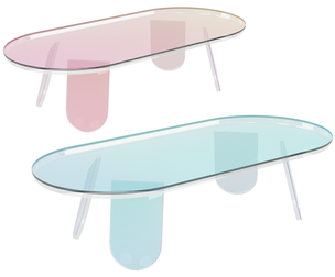 Minimalistic Metal Dining Table