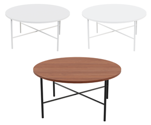 Compact Cross-Legged Round Tables