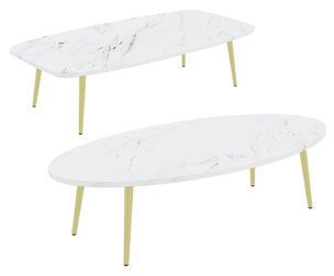 Marble Top Mid-Century Table