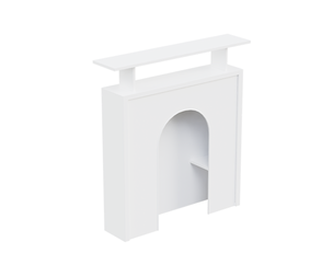 Modern Arch Fireplace Mantel