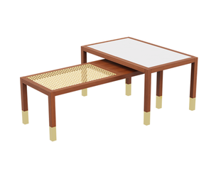 Nested Wooden Coffee Tables