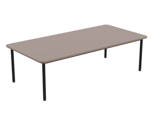 Minimalist Tan Conference Table