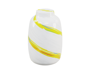 Vibrant Abstract Swirl Vase