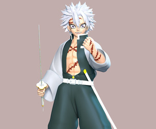 Sanemi Shinazugawa - Demon Slayer Kimetsu no Yaiba
