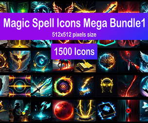 Magic Spell Icons Mega Bundle1