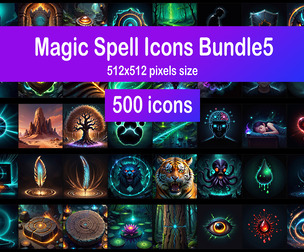 Magic Spell Icons Bundle5