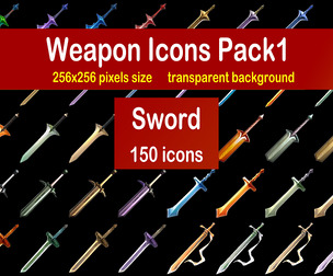 Weapon Icons Pack1 - Sword