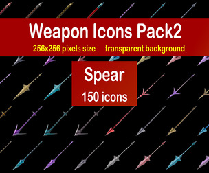 Weapon Icons Pack2 - Spear