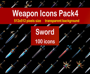 Weapon Icons Pack4 - Sword