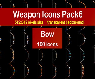 Weapon Icons Pack6 - Bow