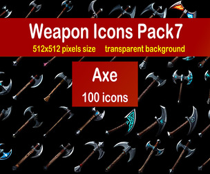 Weapon Icons Pack7 - Axe