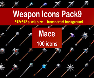 Weapon Icons Pack9 - Mace