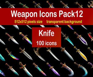 Weapon Icons Pack12 - Knife