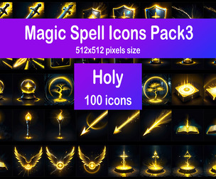 Magic Spell Icons Pack3 - Holy