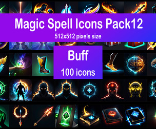 Magic Spell Icons Pack12 - Buff