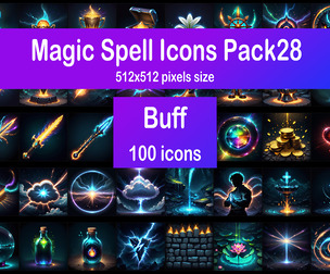 Magic Spell Icons Pack28 - Buff