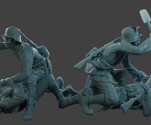 German vs British soldier ww1 Versus1 001