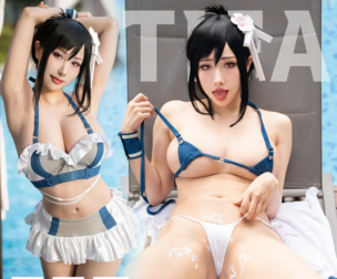 Final Fantasy FF Tifa Swimsuit cosplay HaneAme