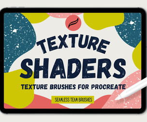 Texture shader brushes for procreate