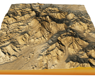 Emory Peak 3d terrain landscape