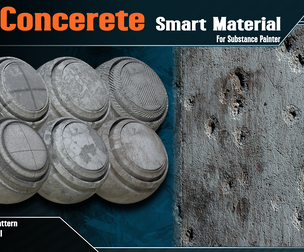 14 High detail Concrete Smart materials - Vol17