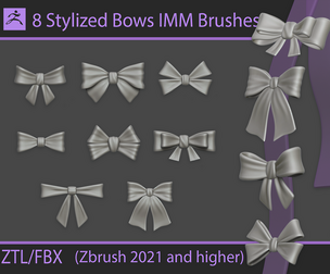 Stylized Bows IMM Brushes