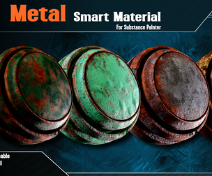 20 Metal Smart Materials - VOL.15 (spsm file)