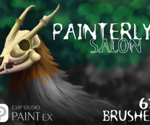 Painterly Salon — 67 Stylized Fur Brushes (Clip Studio Paint)