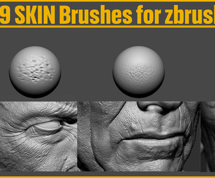 Skin pores for Zbrush