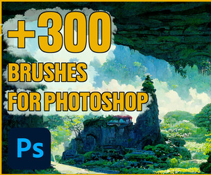 Brushes for photoshop - VOL.2 - [+300 brushes]