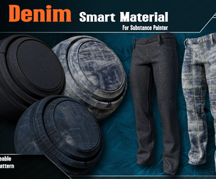 20 Denim Fabric Smart Material - VOL12
