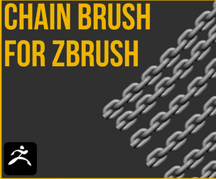 Chain Brush for zbrush / IMM / curve brush