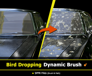 Bird Dropping Dynamic Brush