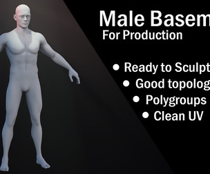Male Basemesh for production