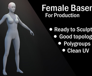 Female Basemesh for production