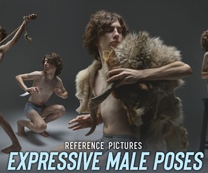 920 Expressive Male Poses Reference Pictures