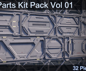 Sci-Fi Parts Kit Pack Vol 1-PBR