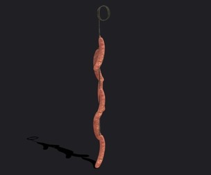 Hanging Chicken Sausage