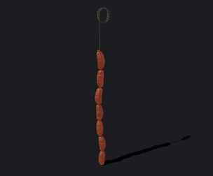 Hanging English Sausage