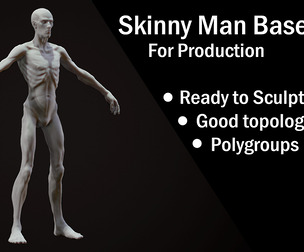 Skinny Man Basemesh for production