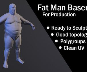 Fat Man Basemesh for production