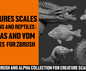 Creatures Scales alphas and VDM brush