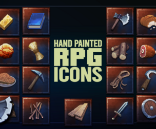Hand Painted RPG Icons