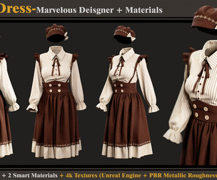 Lolita Dress-Models+Materials